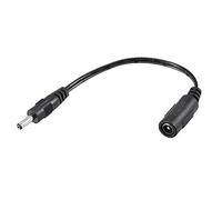 sourcing map Pointe Adaptateur Connecteur Convertisseur 5.5x2.1mm à 3.5x1.35mm 15cm DC Puissance Connexion