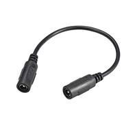 sourcing map Pointe Adaptateur Convertisseur 5.5x2.1mm à 5.5x2.1mm Femelle 1.5A 22cm DC Puissance Connexion