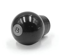 sourcing map Pommeau de Levier de Vitesse 8mm/10mm/12mm Aluminum Universel Forme 8 Ball Billard pour Voiture