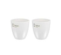 sourcing map Porcelaine Creuset Coupe 30ml pour Fonderie Fusion Coulage Raffinage 2Pcs