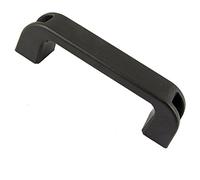 sourcing map Porte armoire Rectangulaire plastique noir Tirer poignée 5.2"