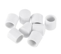 sourcing map Porte Arrêt Pare-chocs Conseils, 8pcs - Caoutchouc Porte Bouchon Embouts Bouchons, Silicone Pare-chocs Remplacement Extrémités pour Protéger Portes, Mur (Blanc)