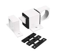 sourcing map Porte Boulon Loquet Aluminium Alliage Sécurité Automatique Fenêtre Portail Ressort Rebond Verrouillage Blanc