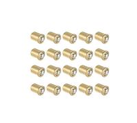 sourcing map Porte Cabinet Tiroir 5mm Dia Laitonné Balle Capture Loquet Receveur 20pc
