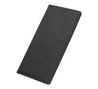 sourcing map Porte-carte grise et d'assurance automobile en cuir synthétique, 24,5 x 12,5 cm, organiseur de boîte à gants de véhicule pour homme et femme, pour carte d'identité, carte bancaire, noir