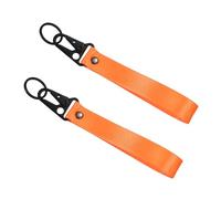 sourcing map Porte-clés multifonction en tissu pour moto, Orange, taille unique