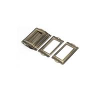 sourcing map- Porte-étiquettes en métal 10 pièces, 85x42mm Bronze
