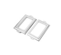sourcing map en métal 105 x 60 mm fichier tiroir Tag Label Holder Nom carte Cadre 5 pcs