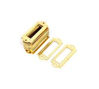 sourcing map- Porte-étiquettes en métal 50 pièces, 59x24mm Or