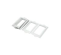 sourcing map- Porte-étiquettes en métal 6 pièces, 105x60mm Argent