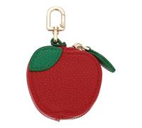 sourcing map Porte-monnaie en cuir avec fermeture éclair en forme de pomme - Jolie breloque de sac à main en forme de fruit pour femmes et filles