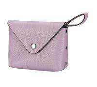 sourcing map Porte-monnaie en cuir, petite pochette pour pièces de monnaie, portefeuille portable avec fermeture à bouton-pression avec poignée pour homme et femme, carte de crédit, billets, clé