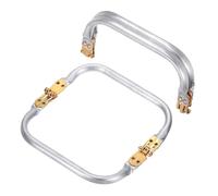 sourcing map Porte-monnaie en métal Cadre rectangulaire Verrouillage Kiss Lock Clasp Bag Matériel de remplacement pour sac à main bricolage sac à main fabrication de tapis de couture artisanat