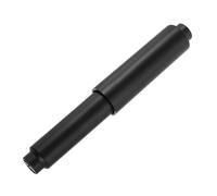 sourcing map Porte-papier toilette en plastique, tige de rechange pour rouleau de papier toilette, 11,4 cm à 16,5 cm, noir
