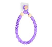 sourcing map Porte-papier toilette, porte-papier toilette, anneaux muraux pour décoration de salle de bain, violet clair