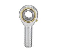 sourcing map POSB10 Embout Rotule 5/8-pouce Alésage Palier Roulement Extrémité Tige Auto-lubrifiantes 5/8-18 Filetage Mâle Main Droite