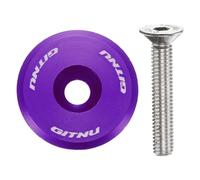 sourcing map Potence de casque de vélo OD de 3,2 cm en alliage d'aluminium avec boulon M6 pour VTT, vélo de route, VTT, violet