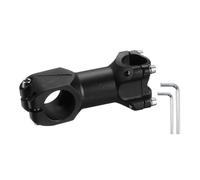 sourcing map Potence de guidon de vélo de 25,4 mm en alliage d'aluminium de 80 mm avec clé hexagonale pour VTT, vélo de route, BMX, VTT, noir