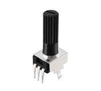 sourcing map Potentiomètre 100KOhm Variable Résisteur Tour unique Rotatif Carbon Film, 5Pcs