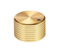 sourcing map Potentiomètre Bouton Doréalité Aluminium Bouton Rotatif Bouton 25mmx15mm Volume Bouton Contrôle