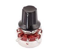 sourcing map Potentiomètre rotatif WTH118 bobinées 15K OHMS Résistance réglable avec Cap