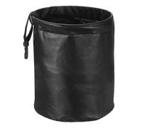 sourcing map Poubelle de voiture pliable et étanche de 2,5 l - Organisateur de poubelle portable à suspendre et étanche pour camion - Pour siège avant de véhicule automobile - Noir