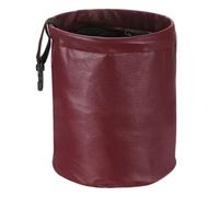 sourcing map Poubelle de voiture pliable et étanche de 2,5 l - Organisateur de poubelle portable à suspendre - Poubelle de camion pour siège avant de véhicule automobile - Rouge