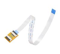sourcing map pour Monter Extension Adaptateur Kit 6 Broche 1.0mm Pas FFC | Flexible Plat Câble A Type et Retourner, pour LCD TV Voiture Audio Lecteur DVD Portable, 200mm