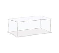 sourcing map Présentoir Etui Coffret Acrylique Coffret Transparent Antipoussière Protection Vitrine 21x11x11cm pour Objets Collection