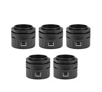 sourcing map Presse-étoupe câble Connecteur tube ondulé Pinces Tuyau AD54.5 M50 5Pcs vis