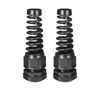 sourcing map Presse-étoupe PG21 Nylon étanche IP68 13-18mm Dia mixte Fil 2Pcs