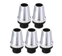 sourcing map Presse-étoupes Tension Soulagement Corde Connecteur Poignées Métal Chrome 5Pcs pour Câblage Suspension Lumière Plafond Lampe à Suspension