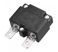 sourcing map Protection contre les surcharges de circuit 20 A AC 125/250 V DC32 V Disjoncteur thermique à réinitialisation automatique