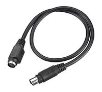 sourcing map PS/2 Souris et Clavier Extension Câble 6 Électrode 1.64 Pieds Masculin à Feminin pour PC