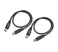 sourcing map PS/2 Souris et Clavier Extension Câble 6 Électrode 1.64 Pieds Masculin à Masculin pour PC 2 Pcs