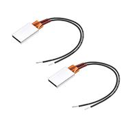 sourcing map PTC Chauffage Élément 12V 2W-15W 70C Température constante Céramique Thermostatique pour Chauffage 2Pcs