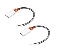 sourcing map PTC Lot de 2 éléments chauffants thermostatiques en céramique 24 V 2 W-15 W 70 C Température constante