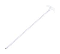 sourcing map PTFE Électrique Agitation Tige 500mm Longueur Aérien Mélangeur Agitateur Arbre avec Pliable Pagaie pour Laboratoire