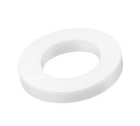 sourcing map PTFE Plat Rondelles 14mm Diamètre Externe 8mm Diamètre Interne 2mm Épais Bride Joint Blanc Paquet de 50