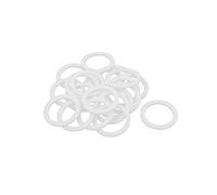 sourcing map PTFE Plat Rondelles 39mm OD 30mm ID 2mm Épaisseur Joint Étanchéité pour Robinet Tuyau Eau Tuyau Blanc Paquet de 20