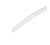 sourcing map PTFE Tube Tuyau Haute Température Tube Tuyau Isolant Multifonctionnel 5mm ID x 6mm OD x 4.92Pieds Blanc