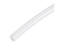 sourcing map PTFE Tube Tuyau Haute Température Tube Tuyau Isolant Multifonctionnel 8mm ID x 10mm OD x 4.92Pieds Blanc