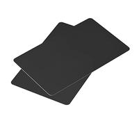 sourcing map PVC Cartes Noir Plastique Carte 14mil pour Diamètre Interne Badge Imprimante Graphique Qualité Paquet 50