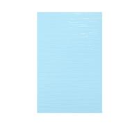 sourcing map PVC Feuille D'Eau Ondulée En Miniature Pour Tuiles de Toit de Maisons de Poupées Pour Ensemble de Maisons de Poupées DIY Motif Bleu Clair 33X22cm/1.3X0.87"