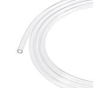 sourcing map PVC Transparent Tuyau Vinyle Tube 4.5mm Diamètre Interne 6.5mm Diamètre Externe 5m Flexible Poids Léger pour Eau Tube Air Tuyau Huile Ligne