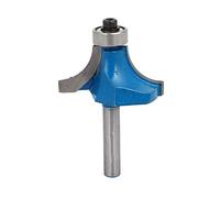 sourcing map Queue 1/4" 1" Diamètre 19mm de profondeur coupe ronde Angle Roundover Fraise