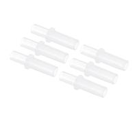 sourcing map Quincaillerie pour Porte Pliante, Lot de 6 Pivots Supérieurs pour Porte Pliante, Kit de Réparation pour Quincaillerie de Porte Pliante de Placard, Couleur Argentée