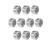 sourcing map R155ZZ Gorge Profonde Bille Roulements 5/32" x 5/16" x 1/8" Double Blindé Chrome Acier P6(ABEC3) 10Pcs