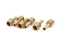 sourcing map Raccord Cannelé 1/4BSP Filetage mâle 6mm tuyau adaptateur Connect tube 6pcs
