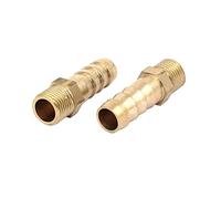 sourcing map Raccord Cannelé 1/8BSP mâle 8mm filetage tuyau adaptateur Connect tube 6pcs